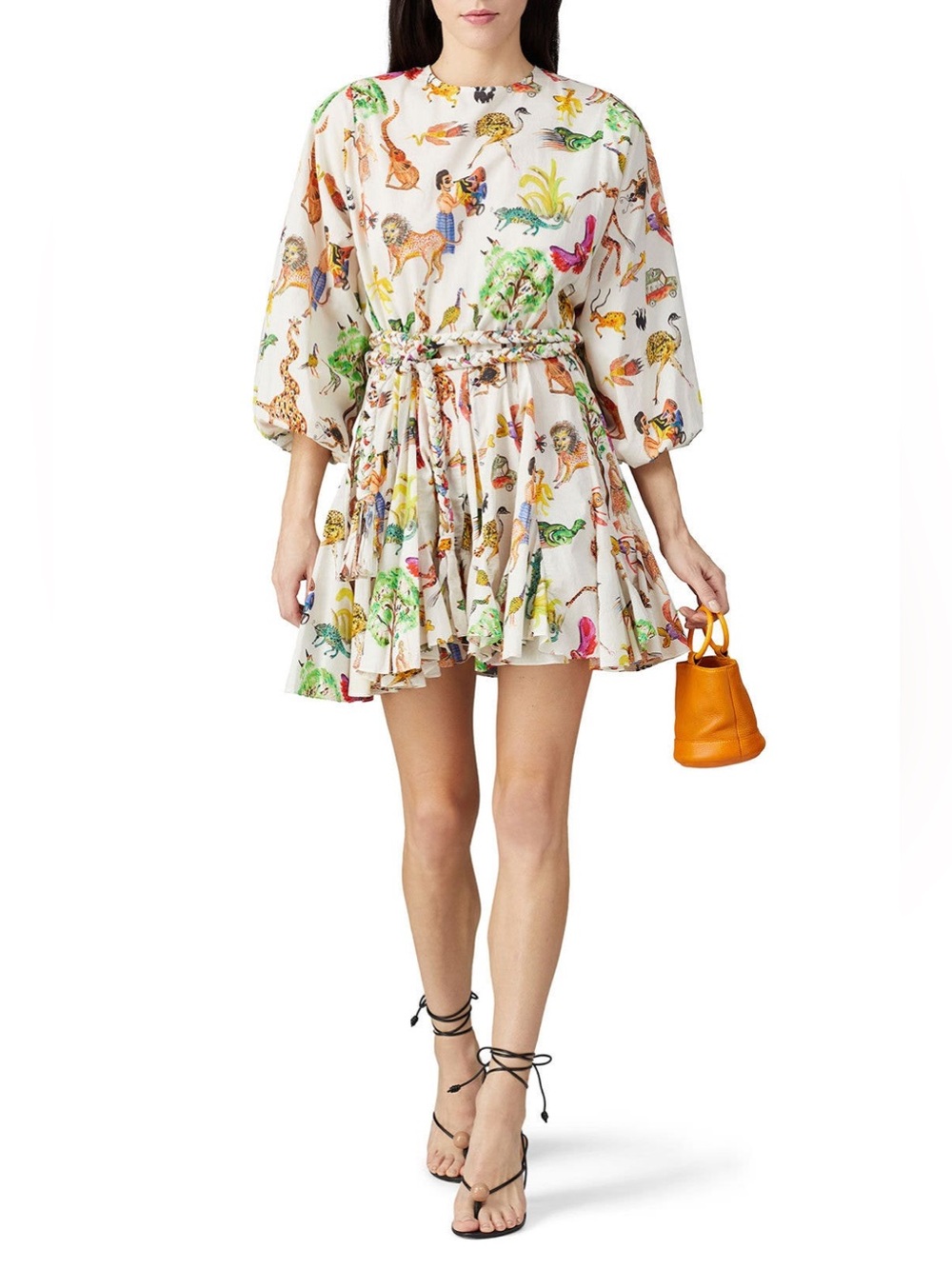 RHODE Ella Dress is Safari print Large